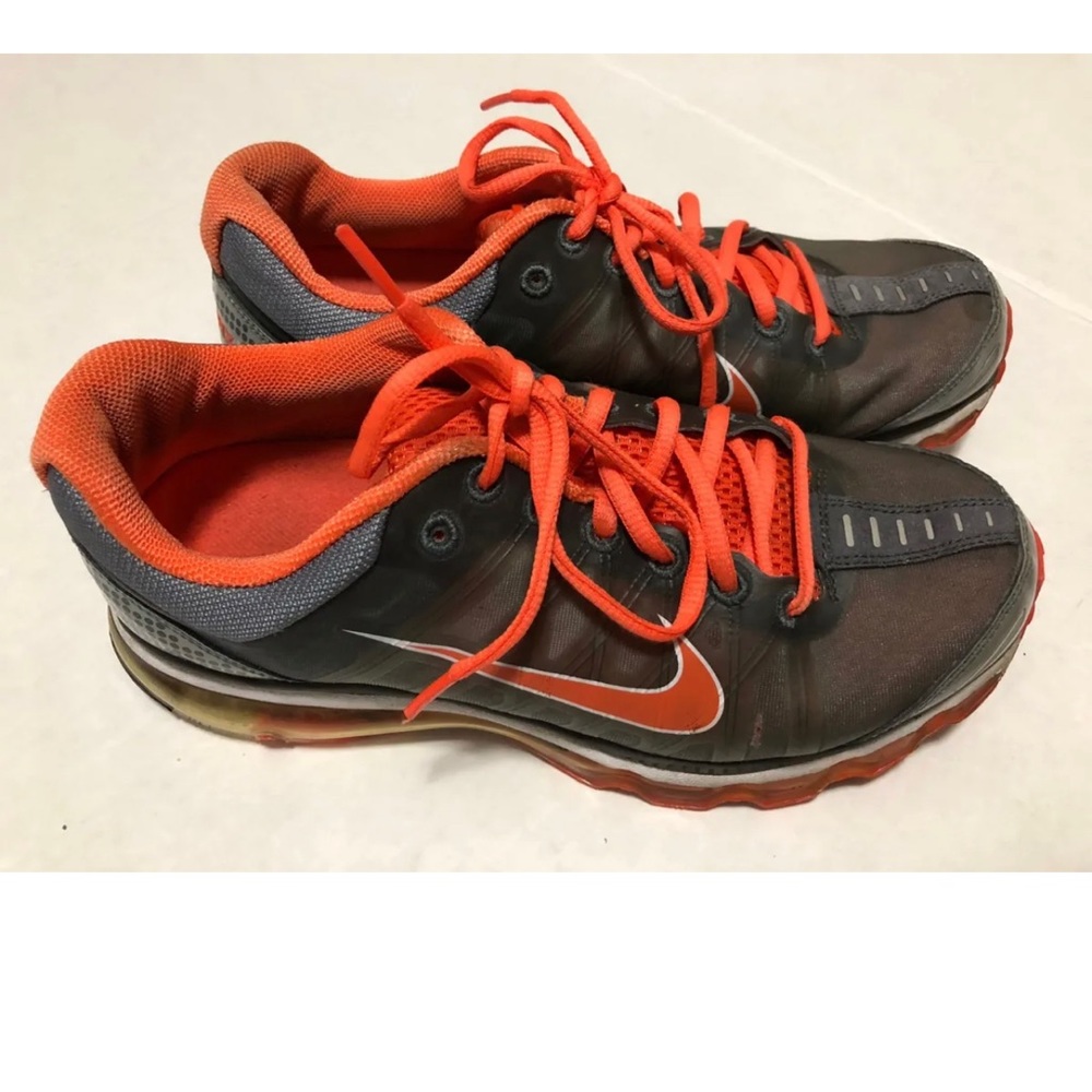 VINTAGE NIKE WOMEN'S AIR MAX FLASH ORANGE GRAY SIZE 8.5
